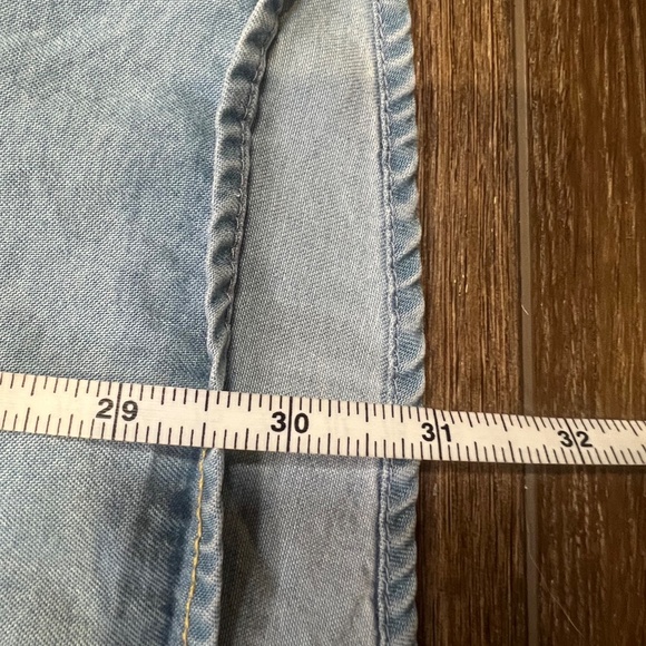 Soft Surroundings TopNotch 100% Tencel Denim Style Tunic Sz L - Picture 9 of 12